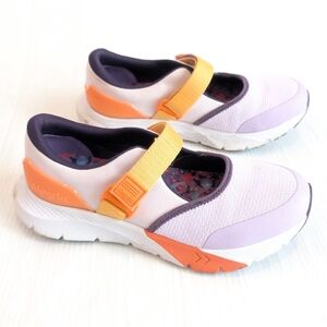 ALEGRIA Atlis Rebounce Women's Mary Jane Lavender & Orange Iris Flats Size 38.5